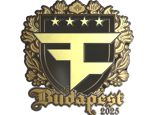 Sticker | FaZe Clan (Gold) | Budapest 2025 image