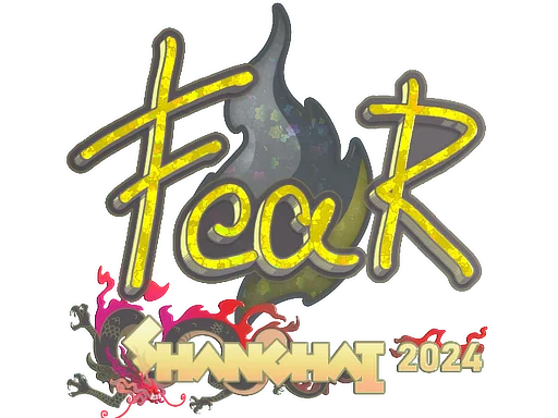 Sticker | fEAR (Glitter) | Shanghai 2024 image