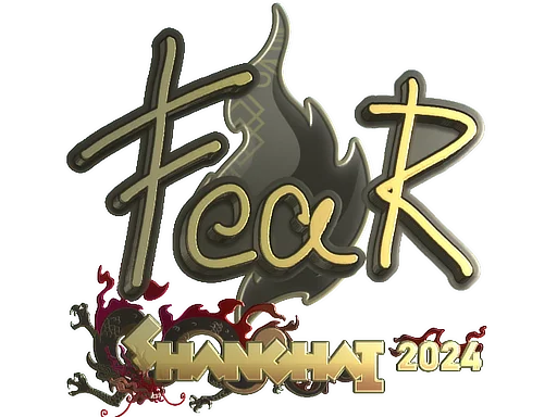 Sticker | fEAR (Gold) | Shanghai 2024 image