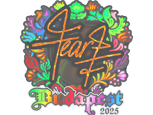 Sticker | fEAR (Holo) | Budapest 2025 image