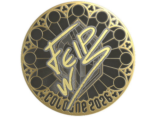 Sticker | felps (Gold) | Cologne 2026 image