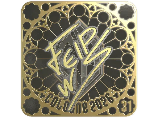 Sticker | felps (Gold, Ranked) | Cologne 2026 image