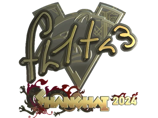 Sticker | FL1T (Gold) | Shanghai 2024 image