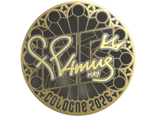 Sticker | FL4MUS (Gold) | Cologne 2026 image