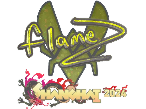 Sticker | FlameZ (Glitter) | Shanghai 2024 image
