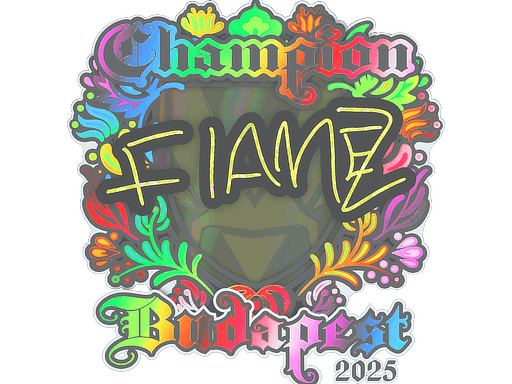 Sticker | FlameZ (Holo, Champion) | Budapest 2025 image
