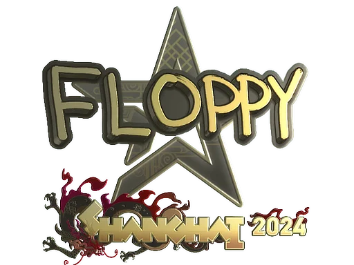 Sticker | floppy (Gold) | Shanghai 2024 image