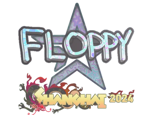 Sticker | floppy (Holo) | Shanghai 2024 image