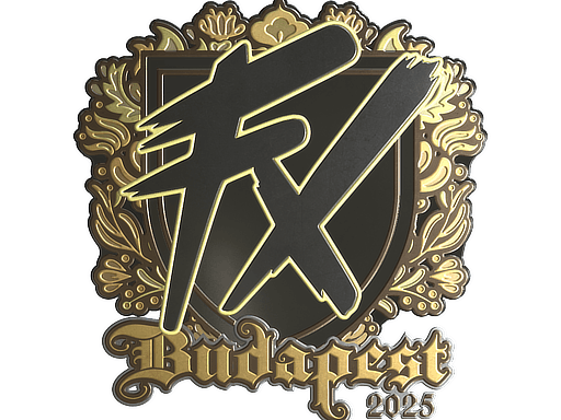 Sticker | Fluxo (Gold) | Budapest 2025 image