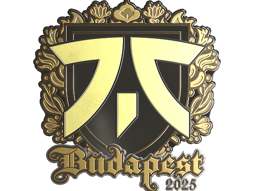 Sticker | fnatic (Gold) | Budapest 2025 image