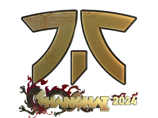 Sticker | Fnatic (Gold) | Shanghai 2024 image