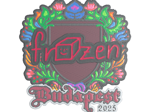 Sticker | frozen (Embroidered) | Budapest 2025 image