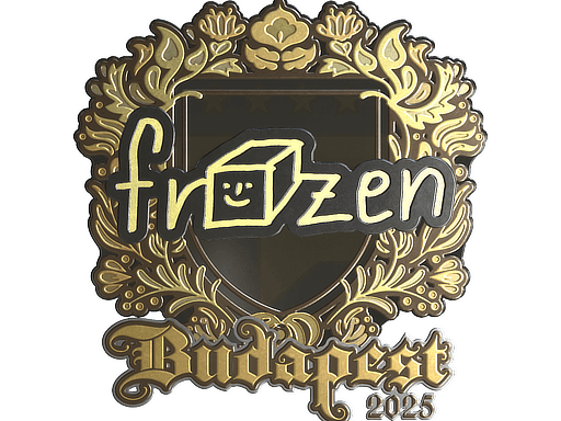 Sticker | frozen (Gold) | Budapest 2025 image