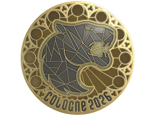 Sticker | FURIA (Gold) | Cologne 2026 image