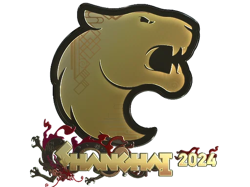 Sticker | FURIA (Gold) | Shanghai 2024 image