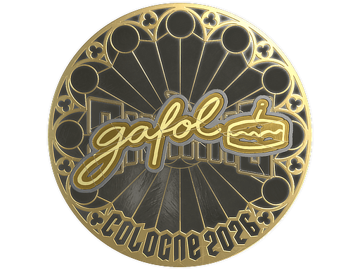 Sticker | gafolo (Gold) | Cologne 2026 image