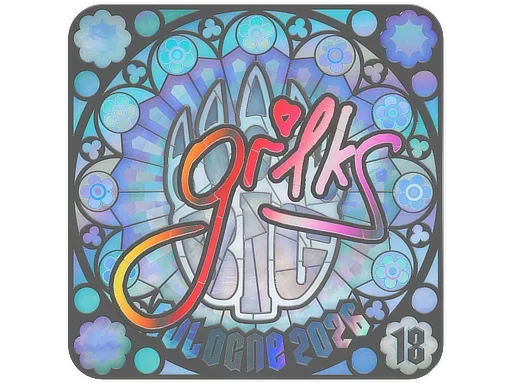 Sticker | gr1ks (Holo, Ranked) | Cologne 2026 image