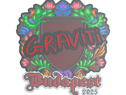 Sticker | Graviti (Embroidered) | Budapest 2025 image
