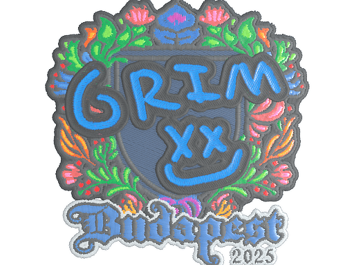 Sticker | Grim (Embroidered) | Budapest 2025 image