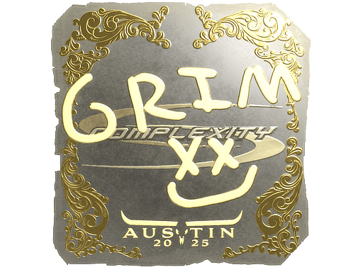 Sticker | Grim (Gold) | Austin 2025 image