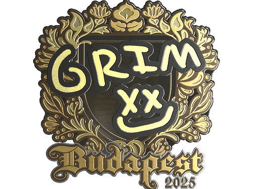 Sticker | Grim (Gold) | Budapest 2025 image