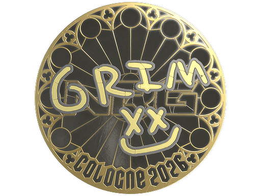Sticker | Grim (Gold) | Cologne 2026 image