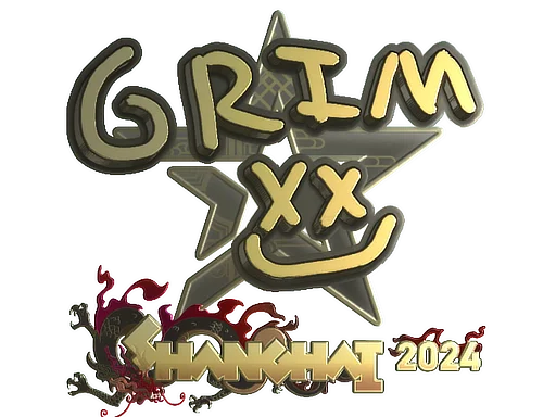 Sticker | Grim (Gold) | Shanghai 2024 image