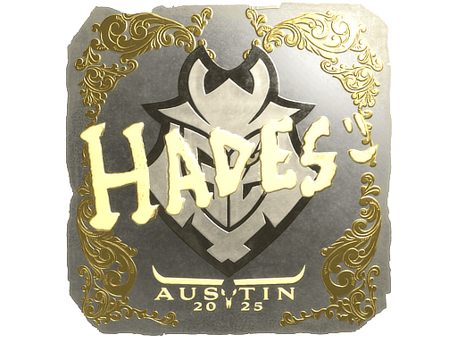 Sticker | hades (Gold) | Austin 2025 image