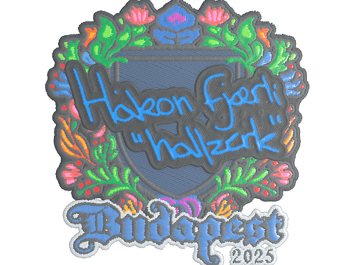 Sticker | hallzerk (Embroidered) | Budapest 2025 image
