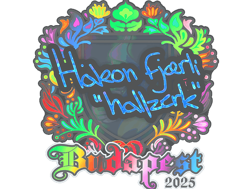 Sticker | hallzerk (Holo) | Budapest 2025 image