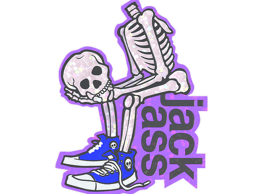 Sticker | Head In Hands (Glitter) image