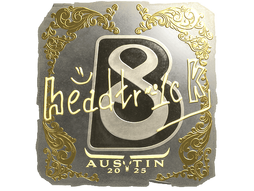 Sticker | headtr1ck (Gold) | Austin 2025 image