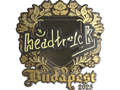 Sticker | headtr1ck (Gold) | Budapest 2025 image