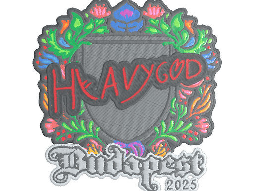 Sticker | Heavygod (Embroidered) | Budapest 2025 image