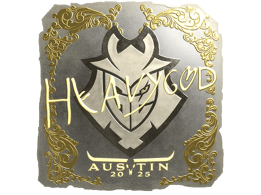 Sticker | Heavygod (Gold) | Austin 2025 image