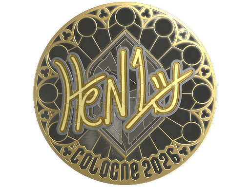 Sticker | HEN1 (Gold) | Cologne 2026 image