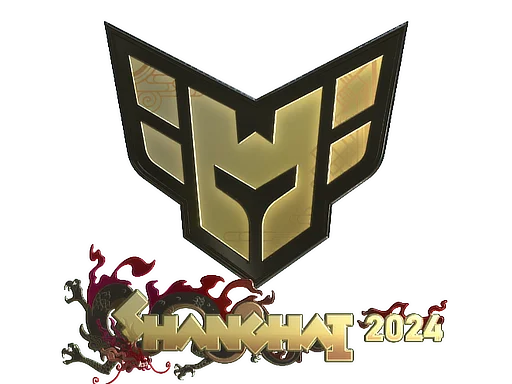 Sticker | HEROIC (Gold) | Shanghai 2024 image