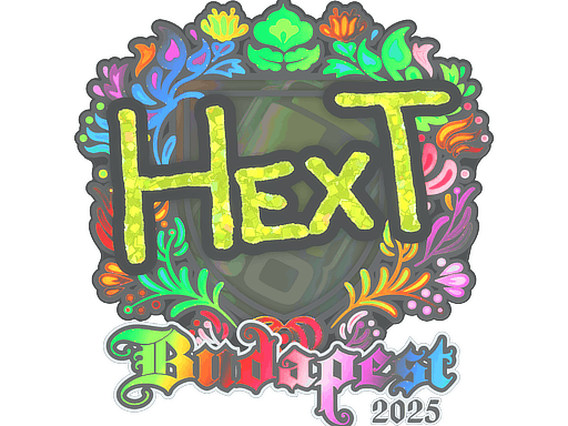 Sticker | HexT (Holo) | Budapest 2025 image