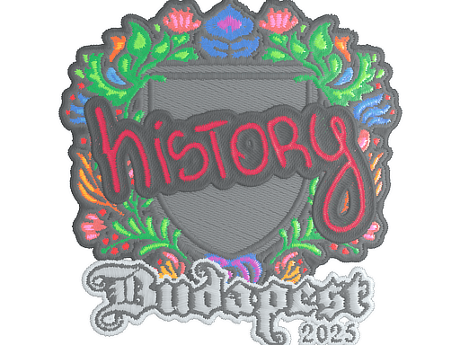 Sticker | History (Embroidered) | Budapest 2025 image