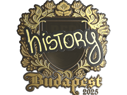 Sticker | History (Gold) | Budapest 2025 image