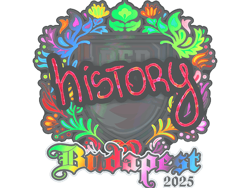 Sticker | History (Holo) | Budapest 2025 image