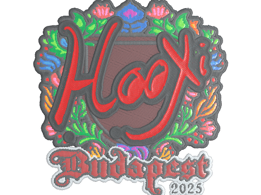 Sticker | HooXi (Embroidered) | Budapest 2025 image