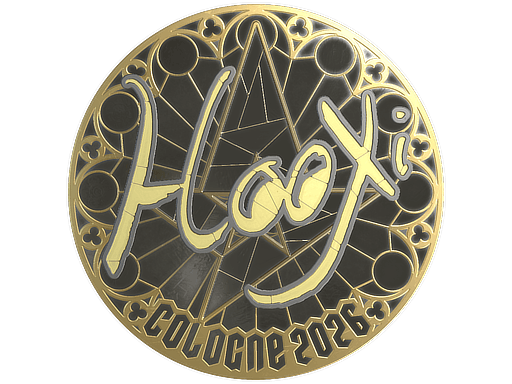 Sticker | HooXi (Gold) | Cologne 2026 image