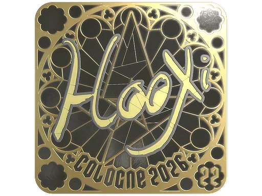Sticker | HooXi (Gold, Ranked) | Cologne 2026 image