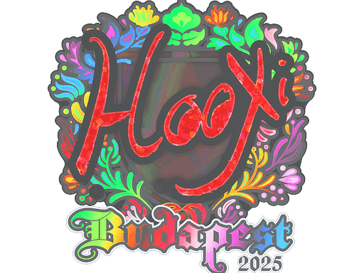 Sticker | HooXi (Holo) | Budapest 2025 image