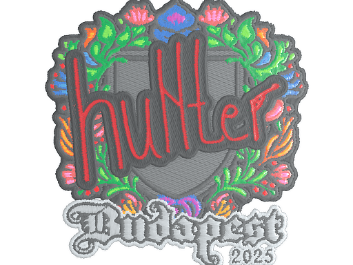 Sticker | huNter- (Embroidered) | Budapest 2025 image