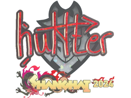 Sticker | huNter- (Glitter) | Shanghai 2024 image
