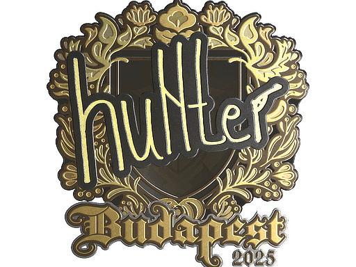 Sticker | huNter- (Gold) | Budapest 2025 image