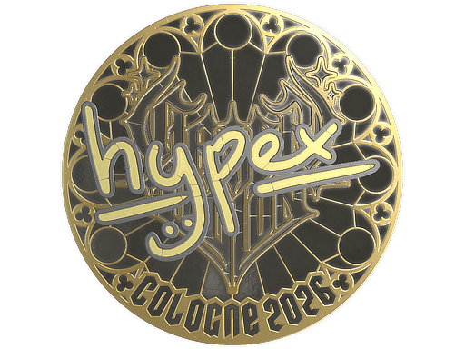 Sticker | hypex (Gold) | Cologne 2026 image