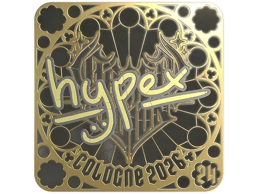 Sticker | hypex (Gold, Ranked) | Cologne 2026 image